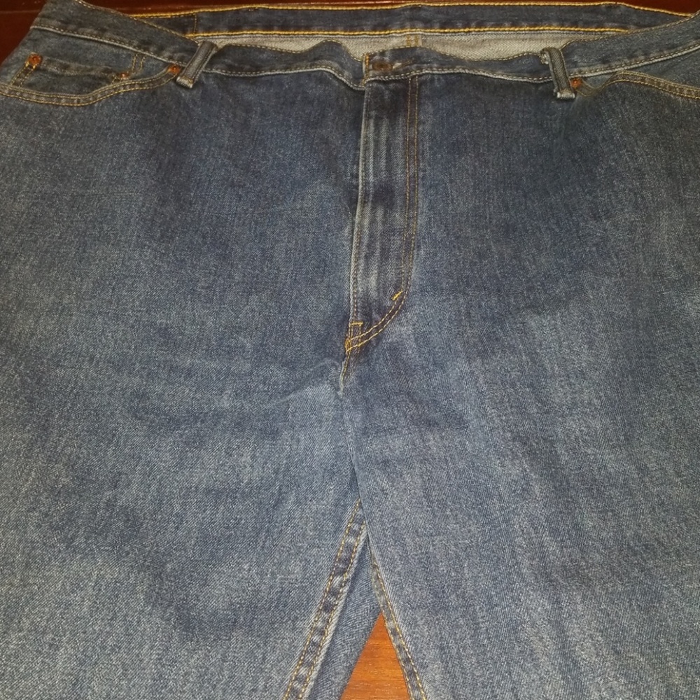 Levi's Blue jeans.